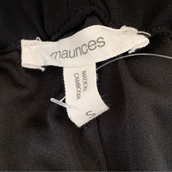 Maurice’s Keyhole Halter Black Bodysuit - Picture 9 of 10